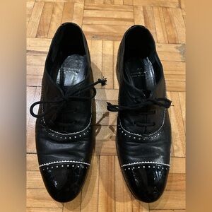 Moschino CheapandChic Patent Leather Oxford Style Shoes Size 9(?)